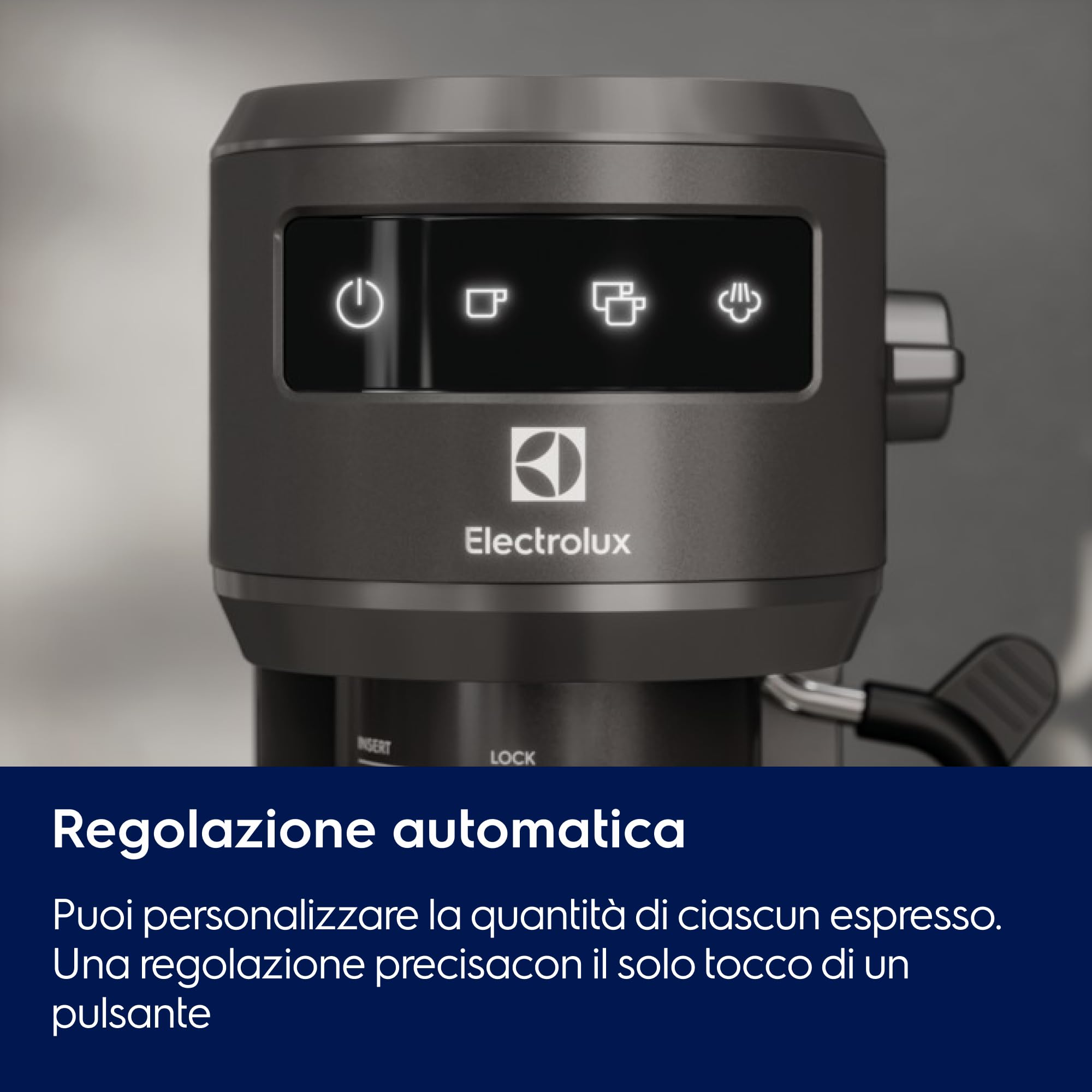 Electrolux Explore 6 Macchina per Caffè Espresso e Cappuccino E6EC1-6BST, 2 tazze, tecnologia ThermoBlock, set filtro 2-1 incluso, Caffè in Polvere e Cialde E.S.E., colore nero
