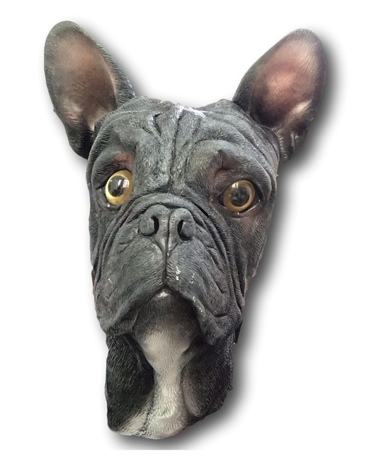 Rubber Johnnies French Bulldog MASK, Johnniefx, Black, Animal, Latex MASK Fancy Dress