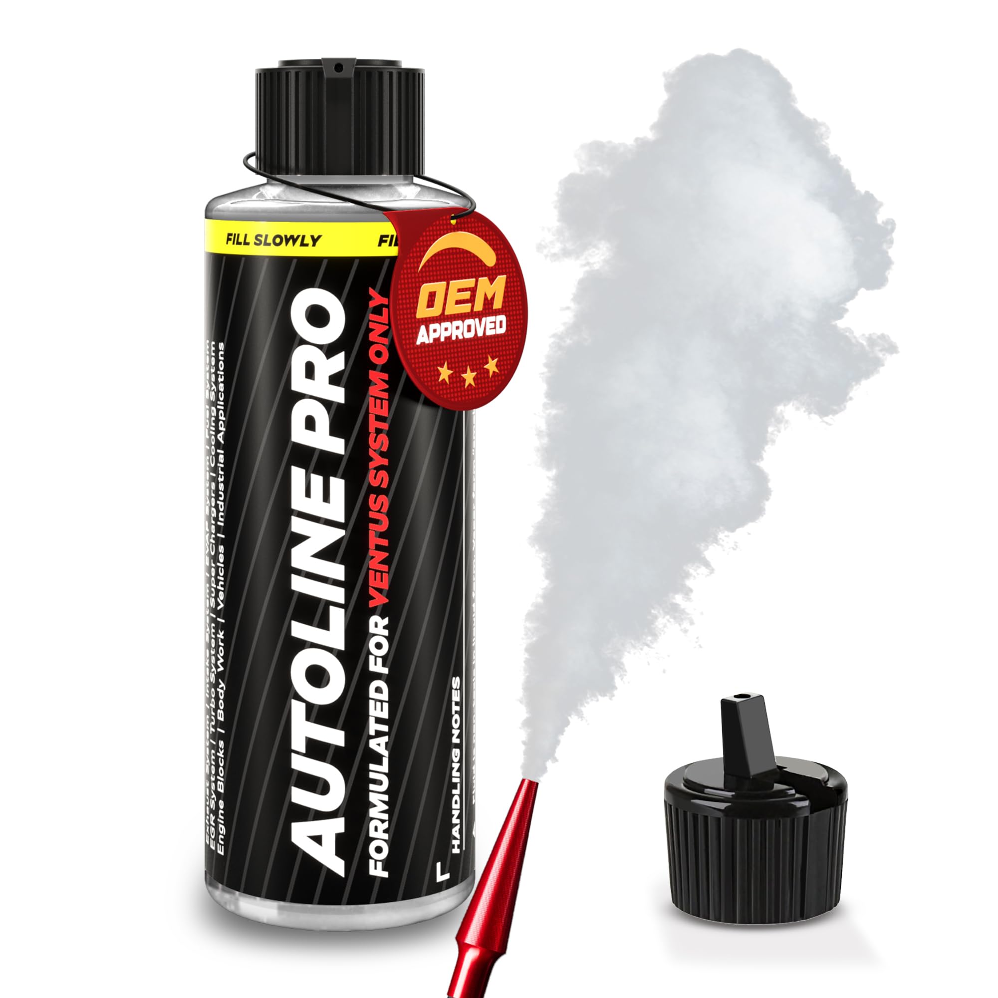 AutoLine Pro Ventus Fluid Refill | Lasts 500+ Tests | Virtually ODORLESS | 4 fl oz [for Ventus Smoke Machine ONLY]