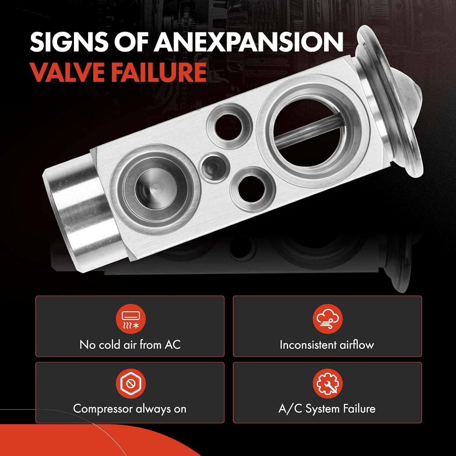 A-Premium AC Expansion Valve Compatible with BMW 323i/325Ci/325i/330Ci/325Ci/325xi/330Ci/330i/330xi/328Ci/328i/323Ci/325i/X3/X1/M3/323i/325es & Mini Cooper Countryman/Cooper Paceman/Cooper