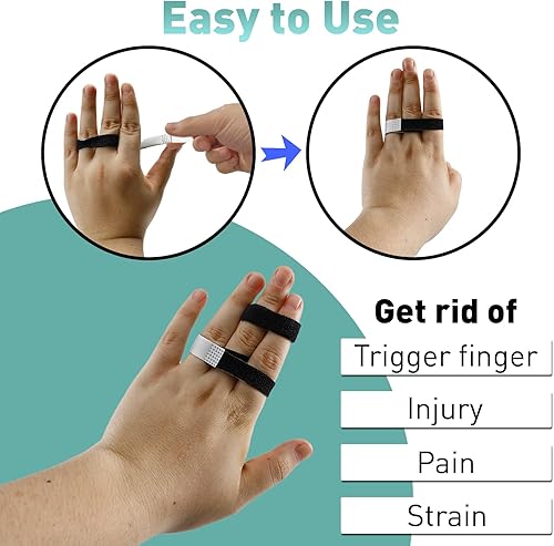 Miniatura 2 de Paquete de 10 cintas elásticas para dedos superpuestas Hallux Valgus para día y noche, cinta adhesiva reutilizable acolchada para descansos,