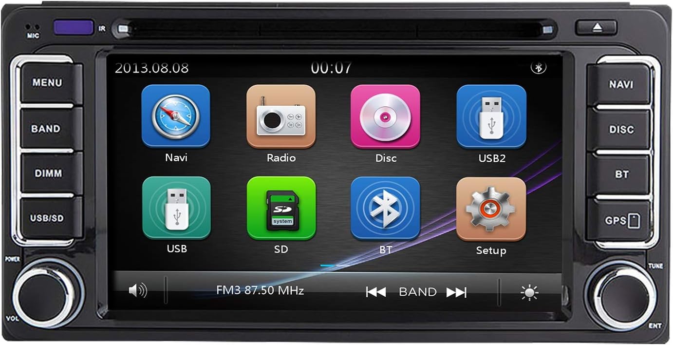 ZLTOOPAI Car Radio for Toyota Land Cruiser 100 200 Prado 120 150 Rush