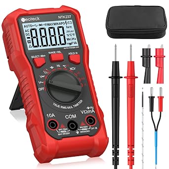 Neoteck Digital Multimeter 2000 Counts Digital Polymeter with NCV, LCD for