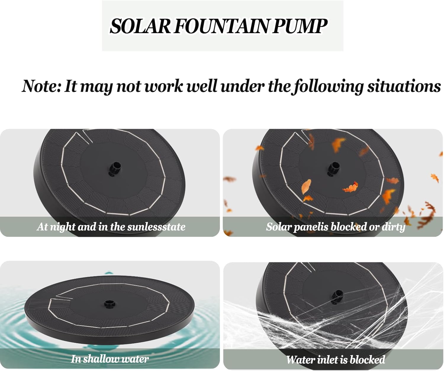 Solar Powered Bird Bath with Fountains for Hummingbirds,Stable Stylish Design with 5-Prong Base Metal Stake Plastic Bird Baths for Outside Lawn Patio Yard Garden