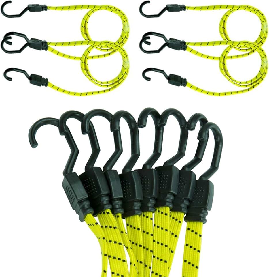 Bungee Cords Yellow / Bungee Cords / Tarps & TieDowns