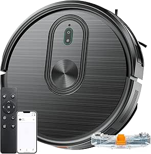 XIEBro Robot Vacuum and Mop Combo, 2-in-1 with 3200Pa Suction, App & Voice Control, Self-Charging, Slim Design for Hard Floors and Carpets