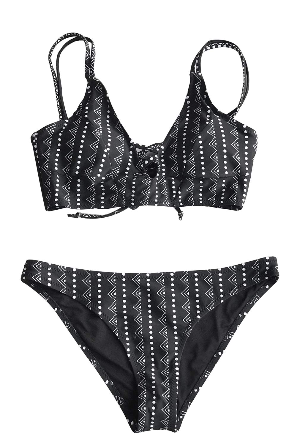 Womens Dream Space Lace Up Bikini Set Beach Swimwear Desertcart