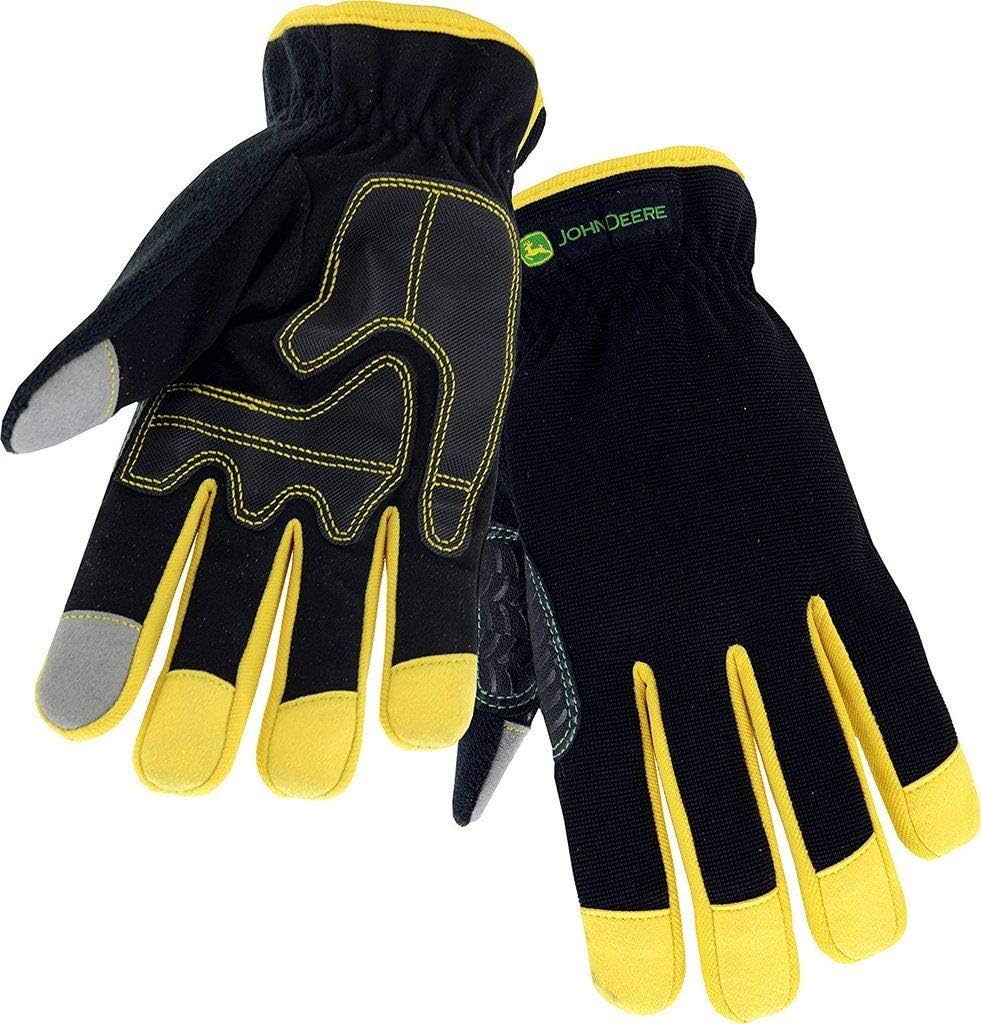 John Deere Men's High Dexterity Synthetic Leather Palm