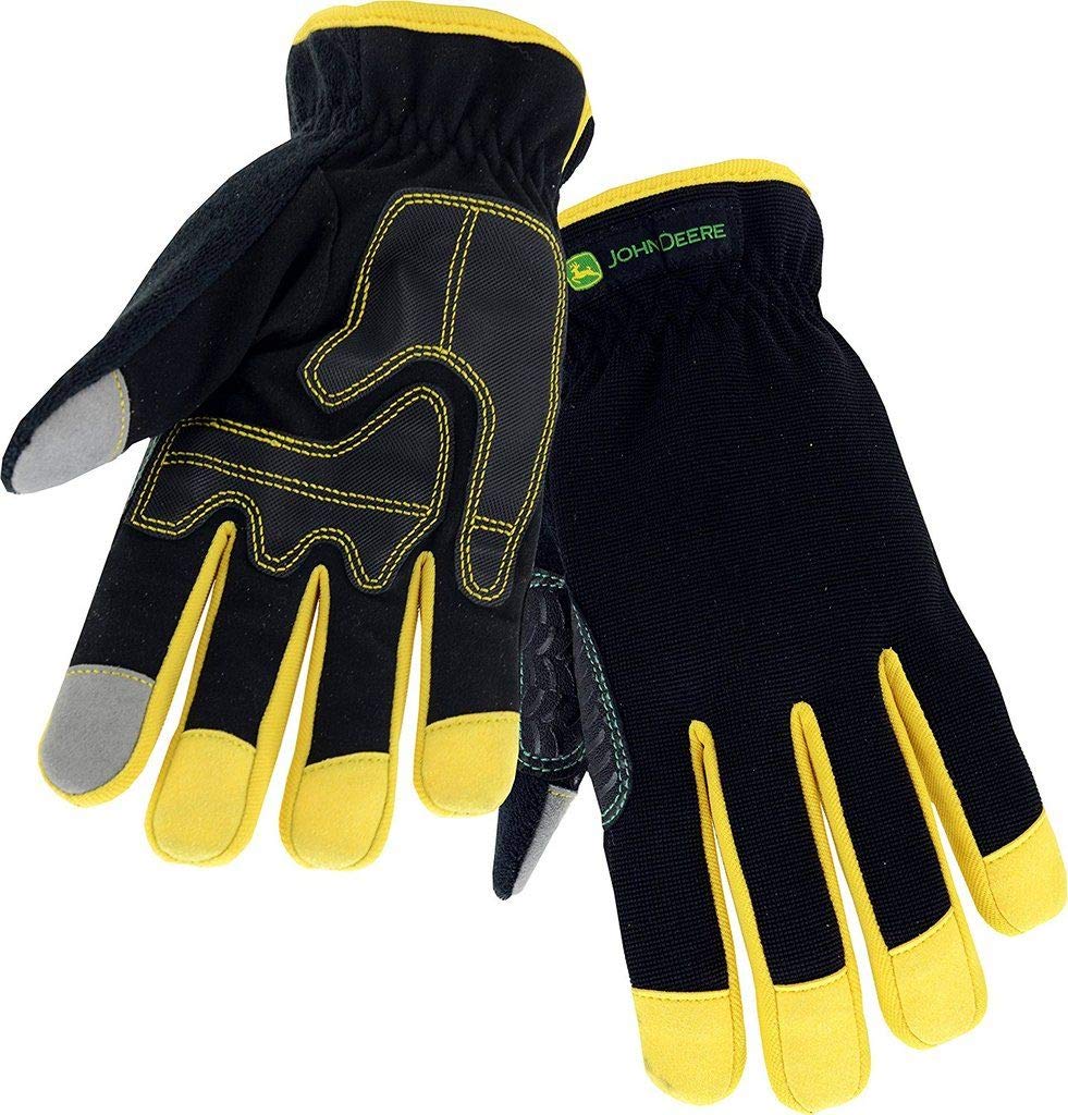 John Deere Men's High Dexterity Synthetic Leather Palm