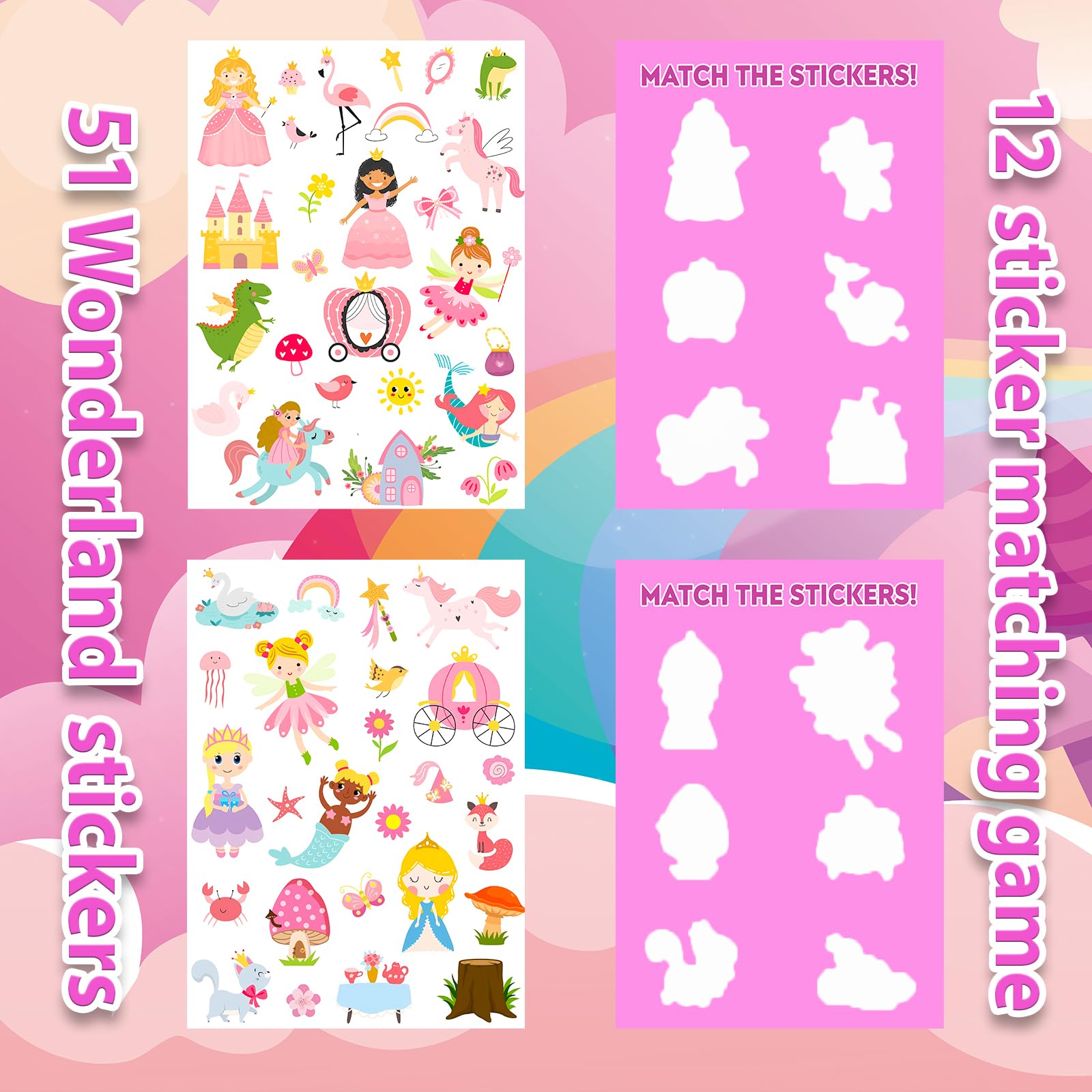 Reusable Sticker Book for 2 3 4 Year Olds Kids - Image 3