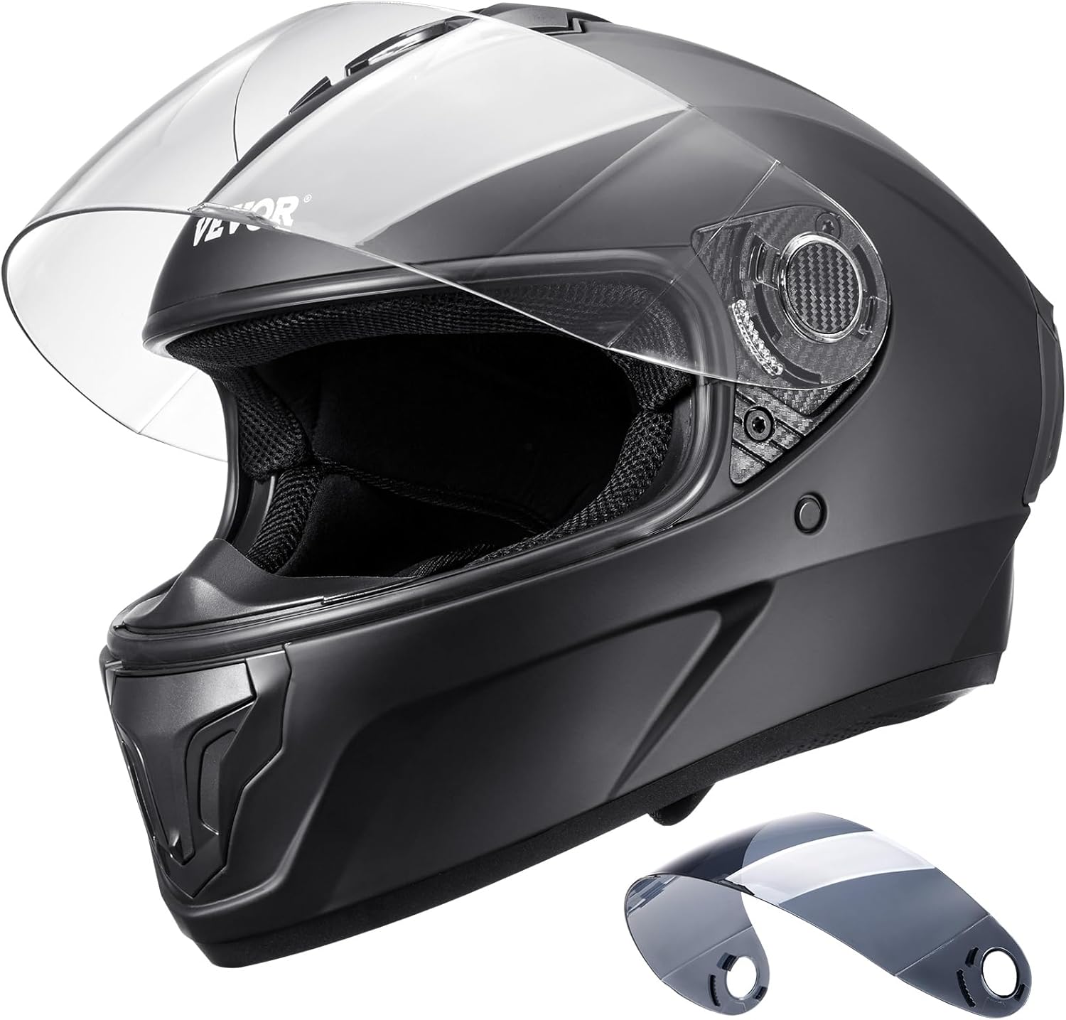 VEVOR Motorcycle Helmet DOT Approved Full Face or 3/4