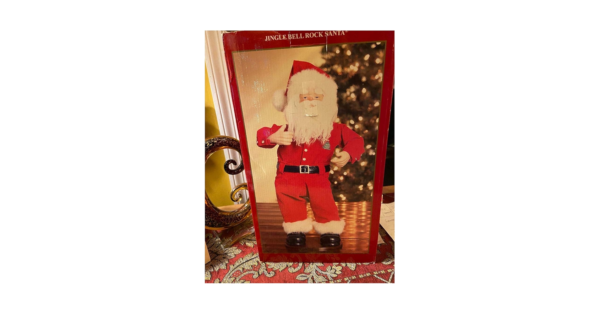 その他 Jingle Bell Rock Santa Rock Santa Collectibles Jingle Bell Rock Animated Santa