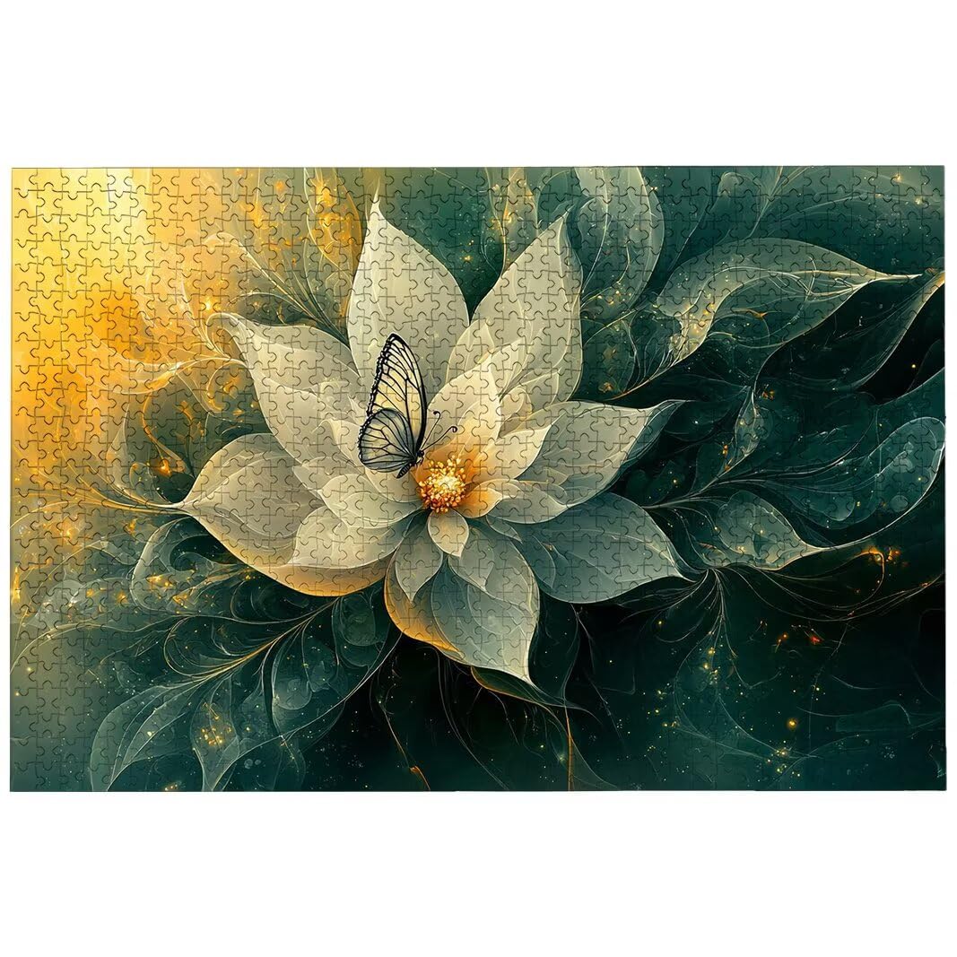 Puzzle 6000 Pezzi Arte per Adulti e Ragazzi, Puzzle Fiori in Legno per Adulti, Puzzles 6000 Pezzi Farfalla Impegnativo per Tutta la Famiglia, Puzzles con Scatola per Decorazioni Casa, Regalo, -7023
