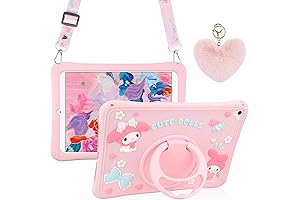 WESADN iPad 6th Gen, Air 2 Case for Girls Kids