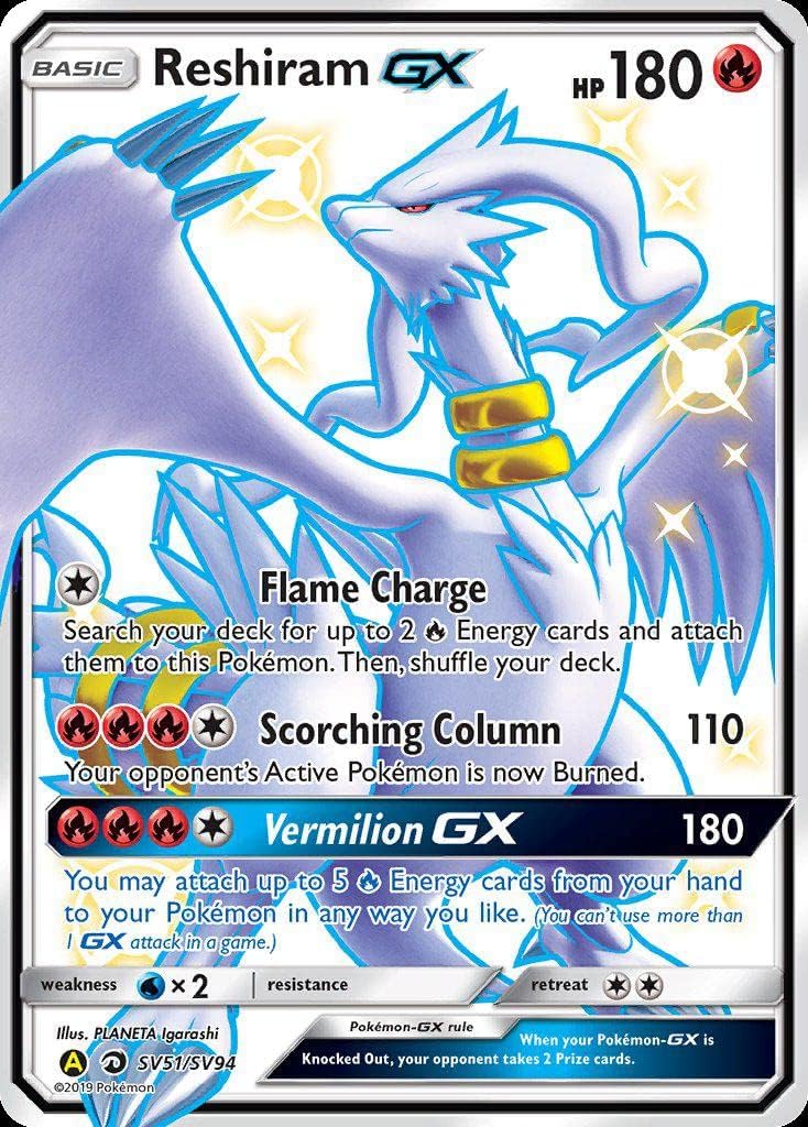 Pokemon - Reshiram GX - SV51/SV94 - Ultra Rare - Collectible Card - 1