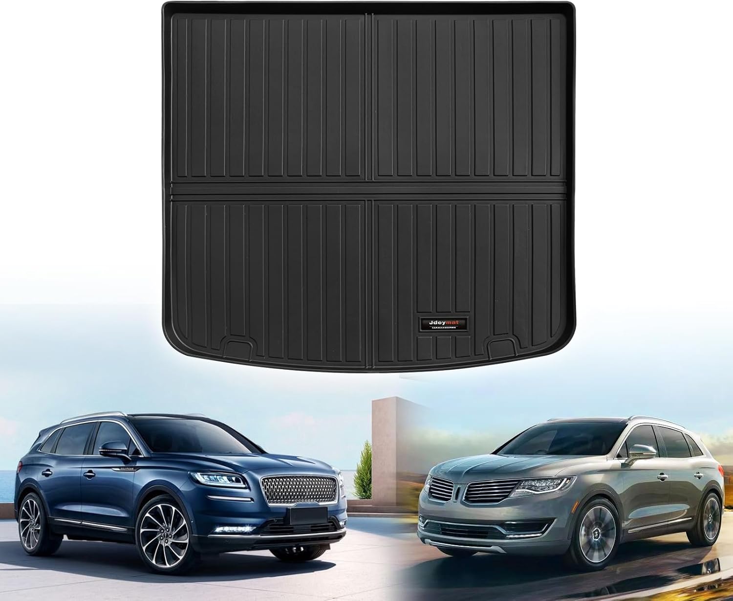 for 2016-2018 Lincoln MKX/2019-2023 Lincoln Nautilus Cargo Mats Trunk Liner All Weather TPE Accessories (Cargo Liner) - Image 2