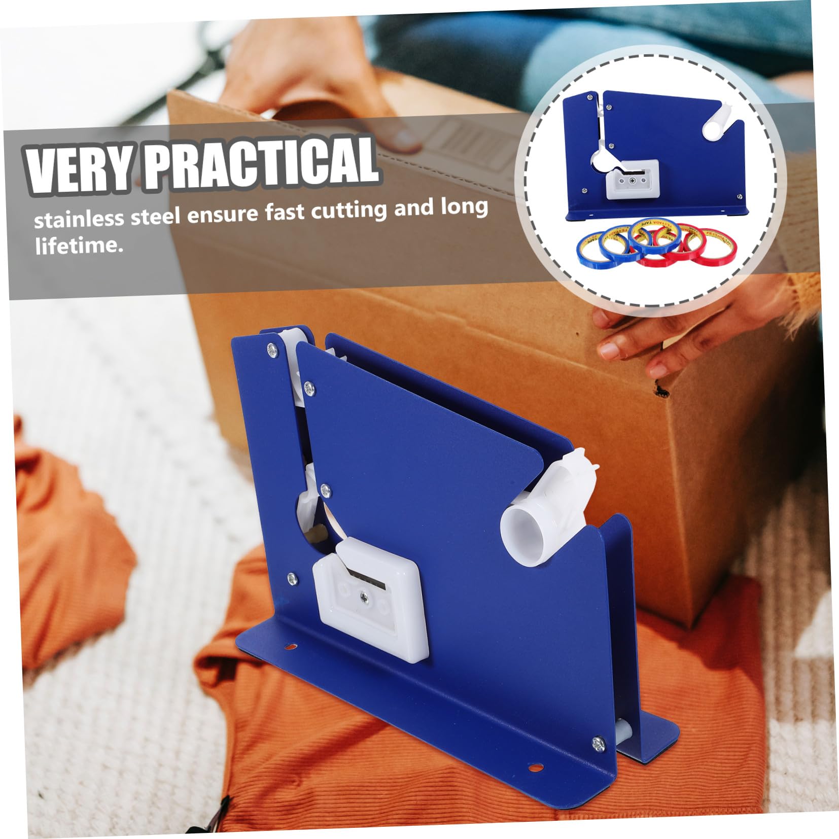 Gadpiparty 3 Stücke Band Cutter Neck Sealer Band Dispenser Stahl Tasche Taper Mit Trimmer Heavy Duty Tasche Taper