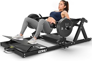HT01 Hip Thrust Machine, 800LBS Plate-Loaded Glute Drive with Band Peg, Heavy Duty Glute Bridge Machine with Weight Holder, Butt Exercise Equipment for Glute Muscles Building