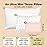 Mini Toddler Pillow with Pillowcase - 9x13 My Little Dreamy Travel Kids Pillow for Sleeping, Toddler Bed, Small, Tiny, Organic Cotton Pillowcase, Soft & Breathable, Kids 2-4 Years Old (Mist Pink)