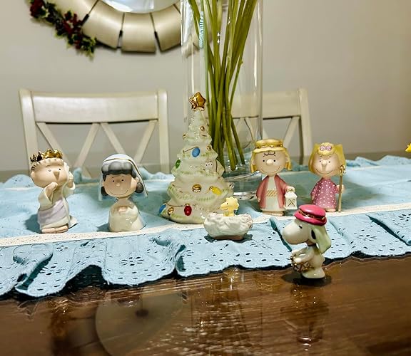 Amazon.co.jp: LENOX PEANUTS SNOOPY THE CHRISTMAS PAGEANT SET by