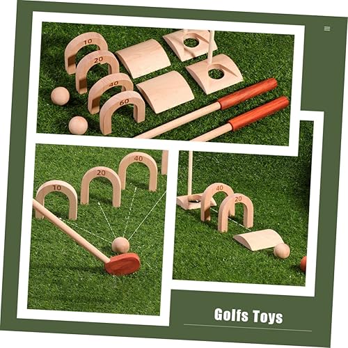 Miniatura 3 de 1set Boy Girl Golf Toy Fun Plaything for Boy Girl Lightweight Portable Accessories for Parent-boy Girl Interaction Smoothly Polished Ages