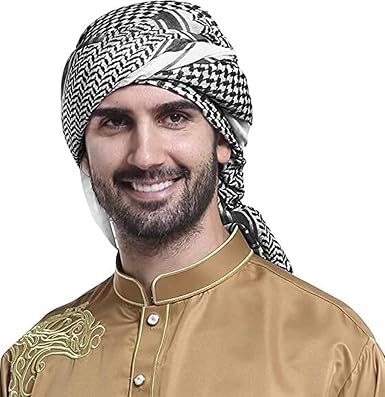 Men Arab Head Scarf Shemagh Middle East 