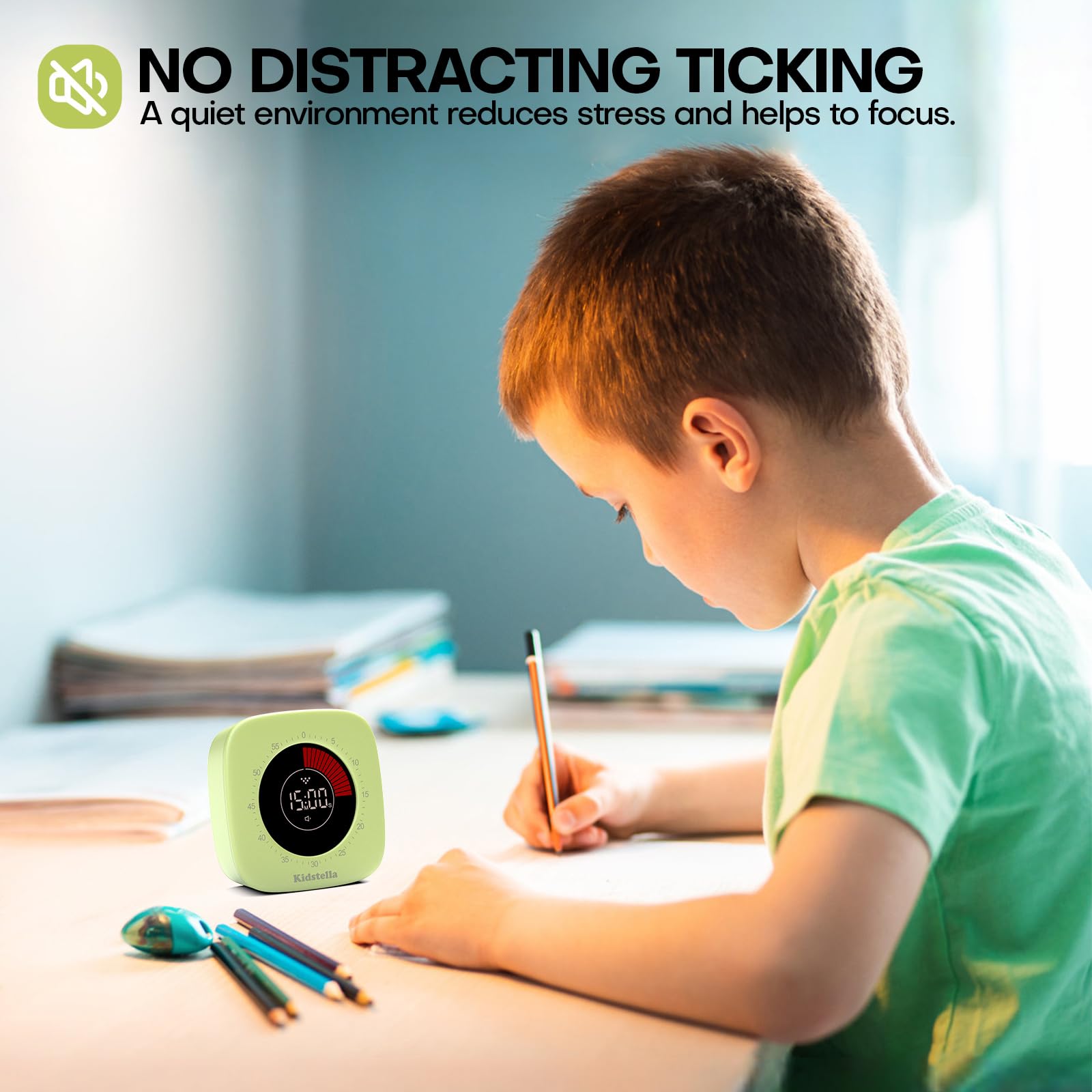 Snapklik.com : Visual Timer For Kids, Rechargeable 60-Minute Countdown ...