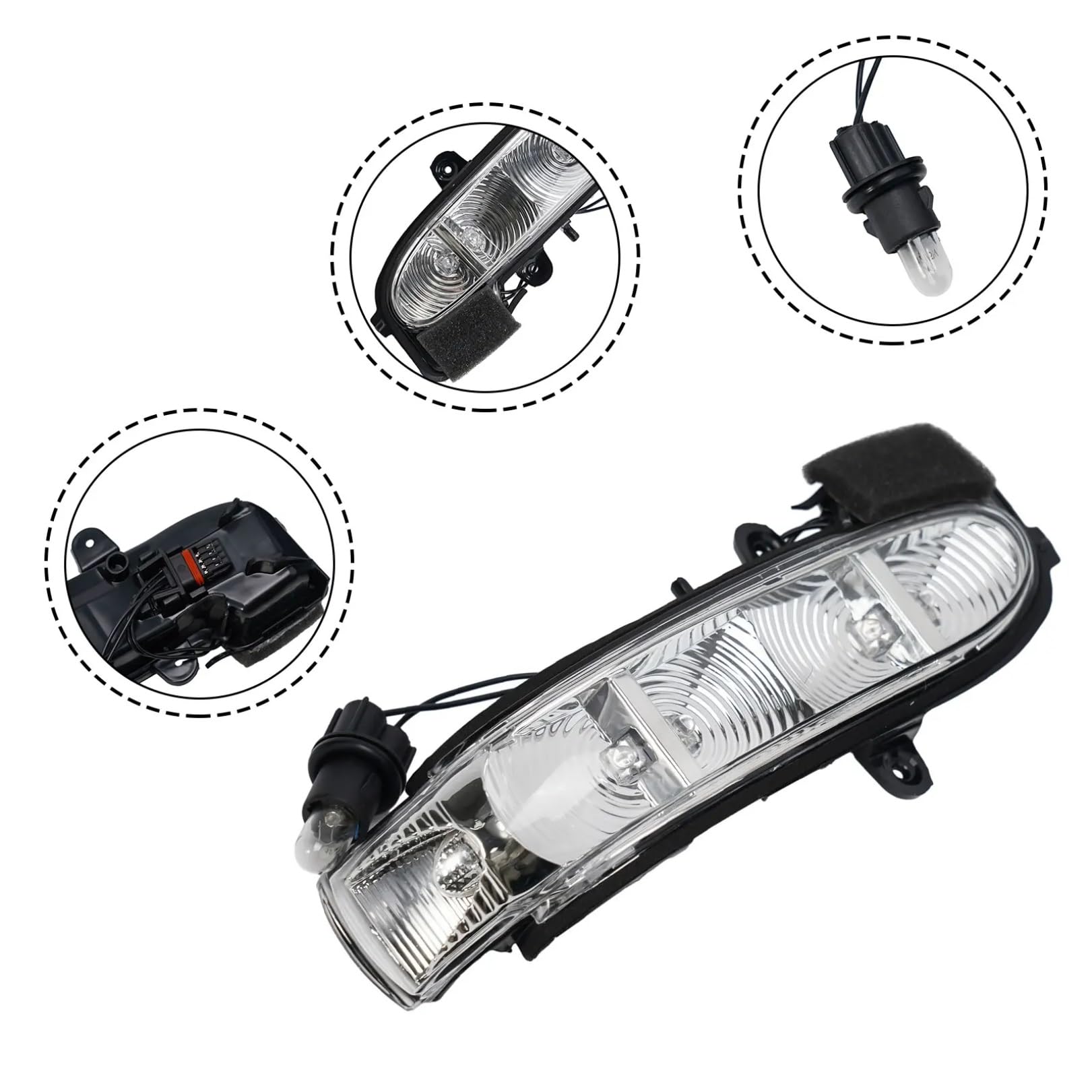 Compatibile Con Benz Per G500 2002 2003 2004 2005 2006 2007 2008 Indicatore Direzione Auto Indicatore Direzione Della Lampada Flash Indicatore Direzione OEM: 2038201321 auto Indicatori direzione