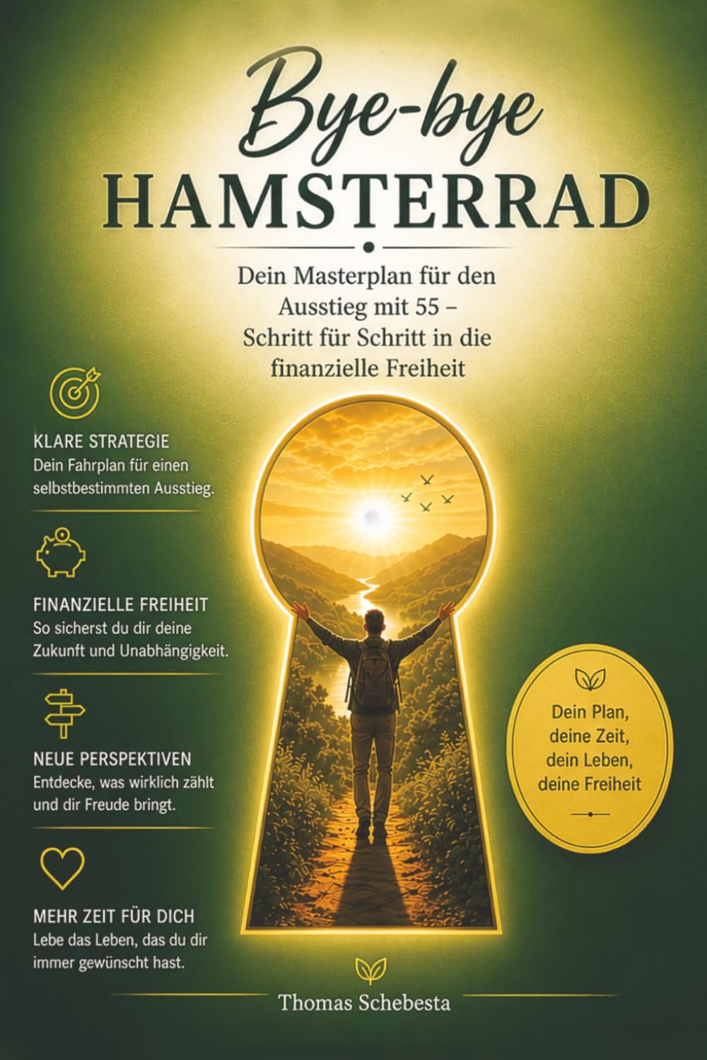 Bye-bye Hamsterrad: Dein Masterplan für den Ausstieg mit 55 - Schritt für Schritt in die Freiheit