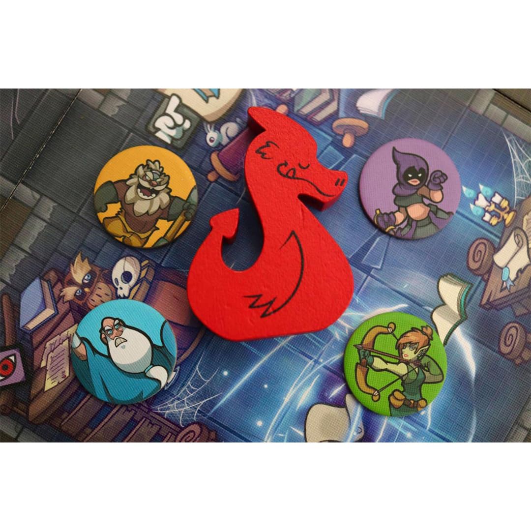 Keep The Heroes out! - Juego de Mesa Cooperativo Asimetrico en Ingles de Defensa de Mazmorras