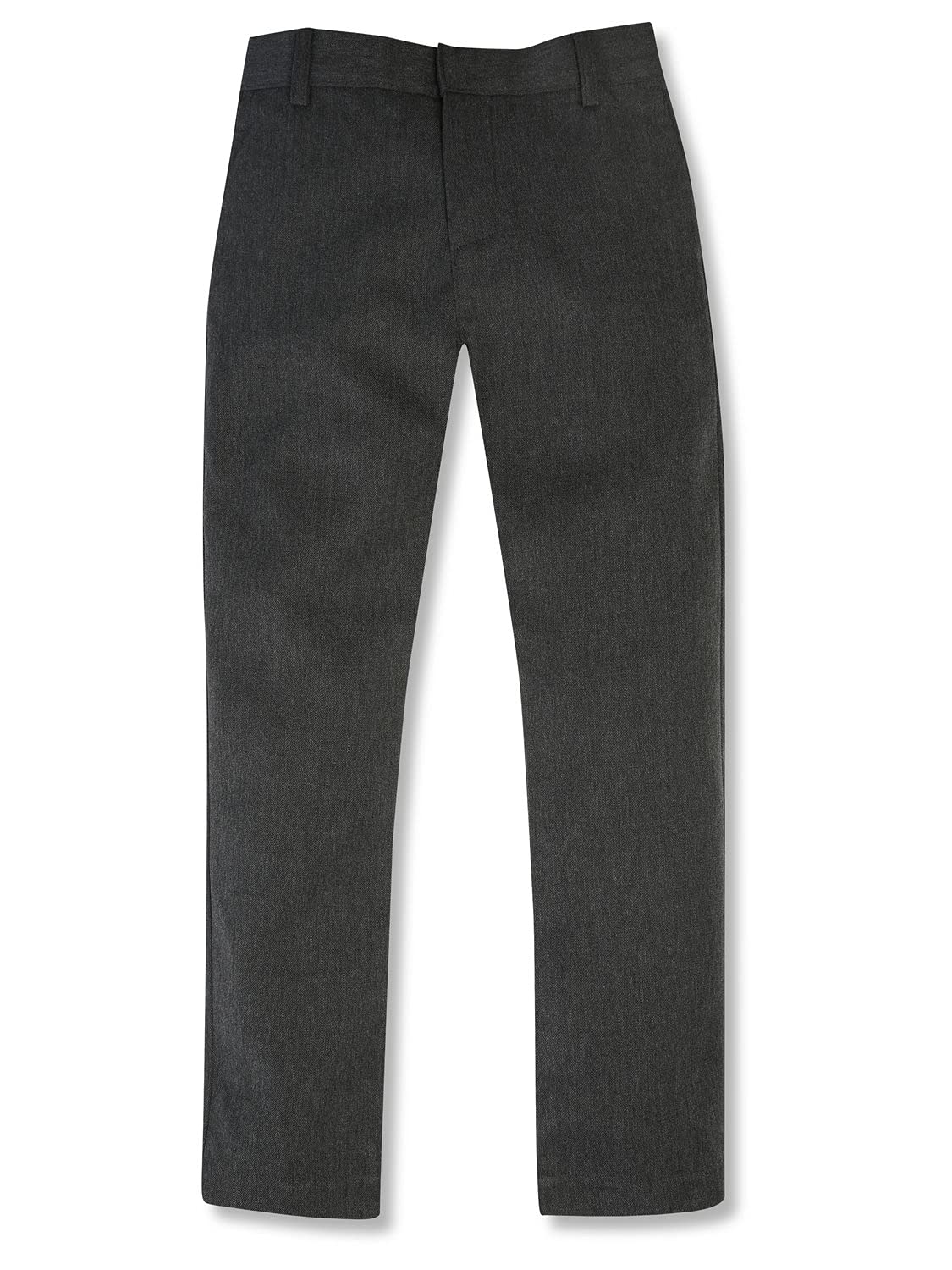 M&Co Boys School Trousers - Flat Front Trouser for School Uniforms - Smart Pants for Kids Ages 3-12 Years