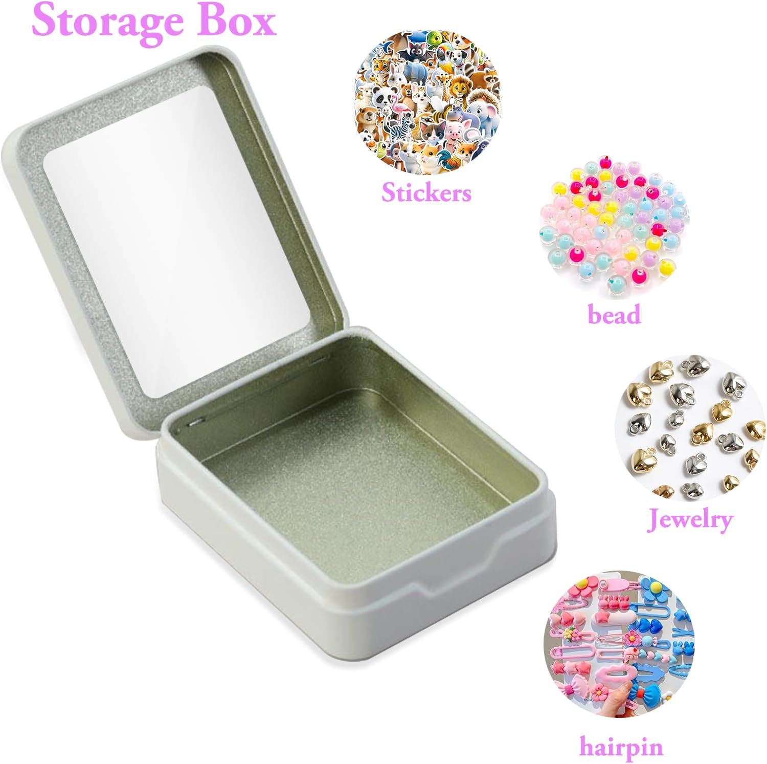 Mini 2 Box Portable Dental Floss Picks Case with Mirror,Travel Dental Flossers Holder,Travel Floss Organizer,Ideal Fit for Various Sizes Floss Picks,Perfect for Appointments Dinners,Hotels,Out Go - Image 3