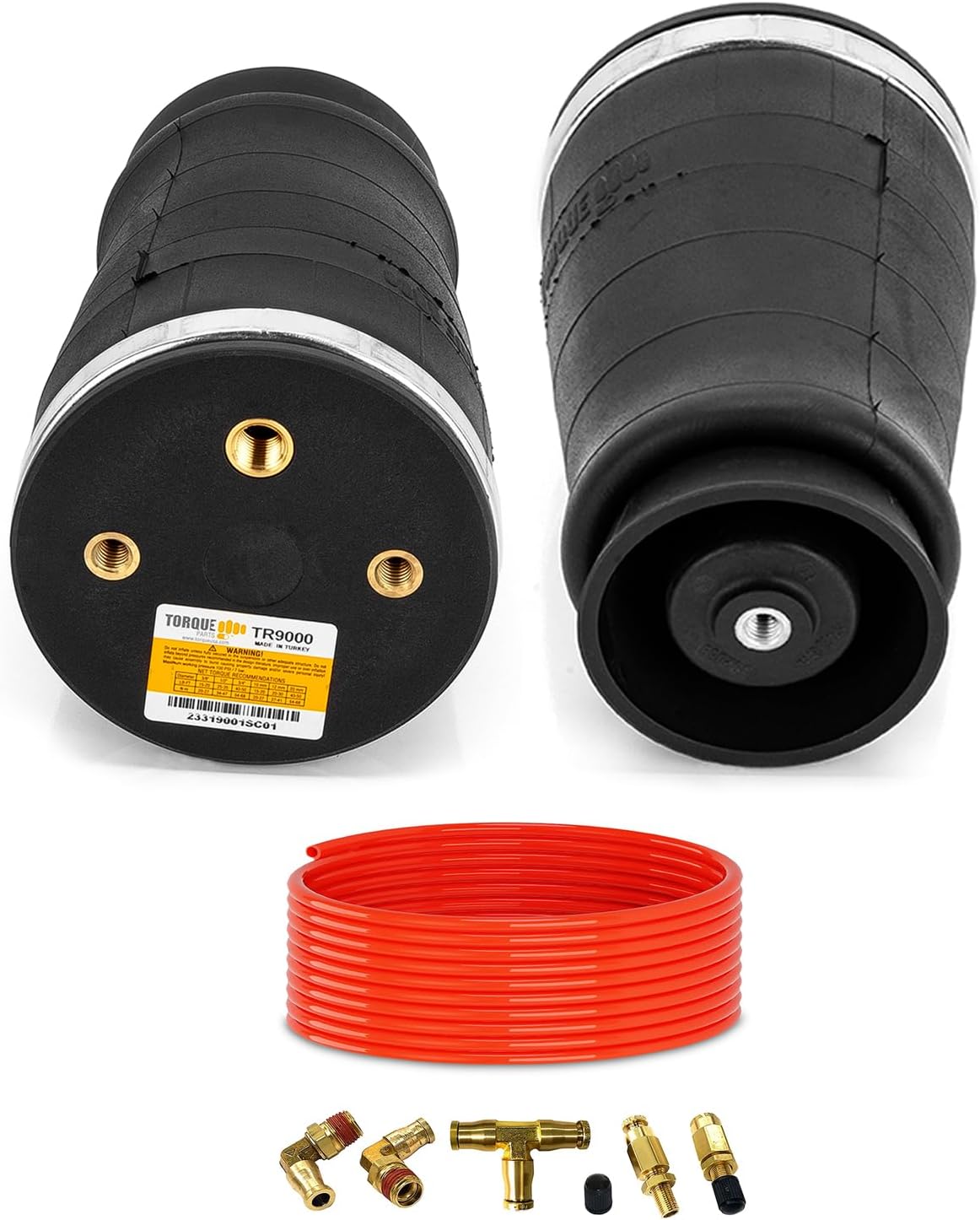 TORQUE 2 pcs of 9000 Air Bag Replacement for 9000 Firestone Ride Rite Air Bags and Torque Airbag Suspension Kits, Fittings Tubing (Replaces Firestone 9000 Replacement Air Spring) (TR9000, TR2012AS)