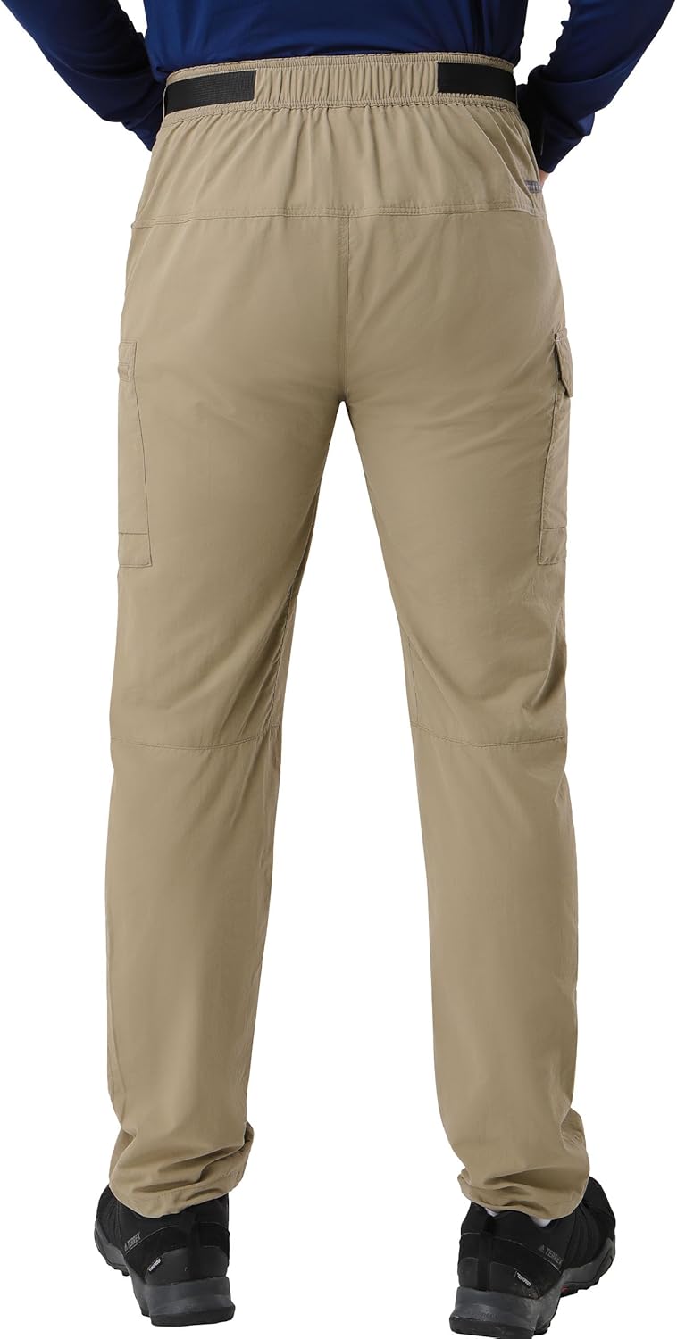 Pioneer Camp Men's Hiking Cargo Pants Lightweight Quick Dry Outdoor Water Resistant Work Tactical Pant for Men Travel Fishing - Image 2