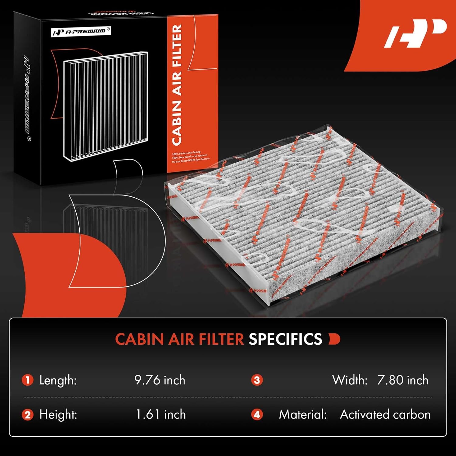 A-Premium 2-PC Engine & Cabin Air Filter with Activated Carbon Compatible with BMW 320i/320i xDrive 2013-2018, 328d 2014-2018, 328i/328i GT xDrive 2014-2016, 428i/428i Gran Coupe 2014-2016, 228i