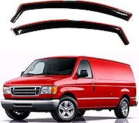 Vista 141 de KPY Moldura deflectora de viento con protección contra la lluvia compatible con GMC Terrain 2018-2023, 4 unidades, para ventana lateral, autoadhesiva