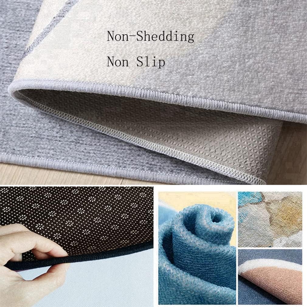 Vintage Boho Area Rugs Multicolor Ethnic Style Geometric Splicing Carpets Bedroom Living Room Kitchen Floor Mats Indoor Outdoor Non-Shedding Runner Rug Home Décor Carpet 2' X 4'