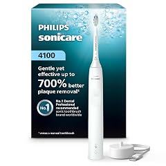 Philips Sonicare 4100 Series Electric Toothbrush - Sonic Toothbrush with Advanced Sonic Technology Pressure Sensor Two Intensity Settings