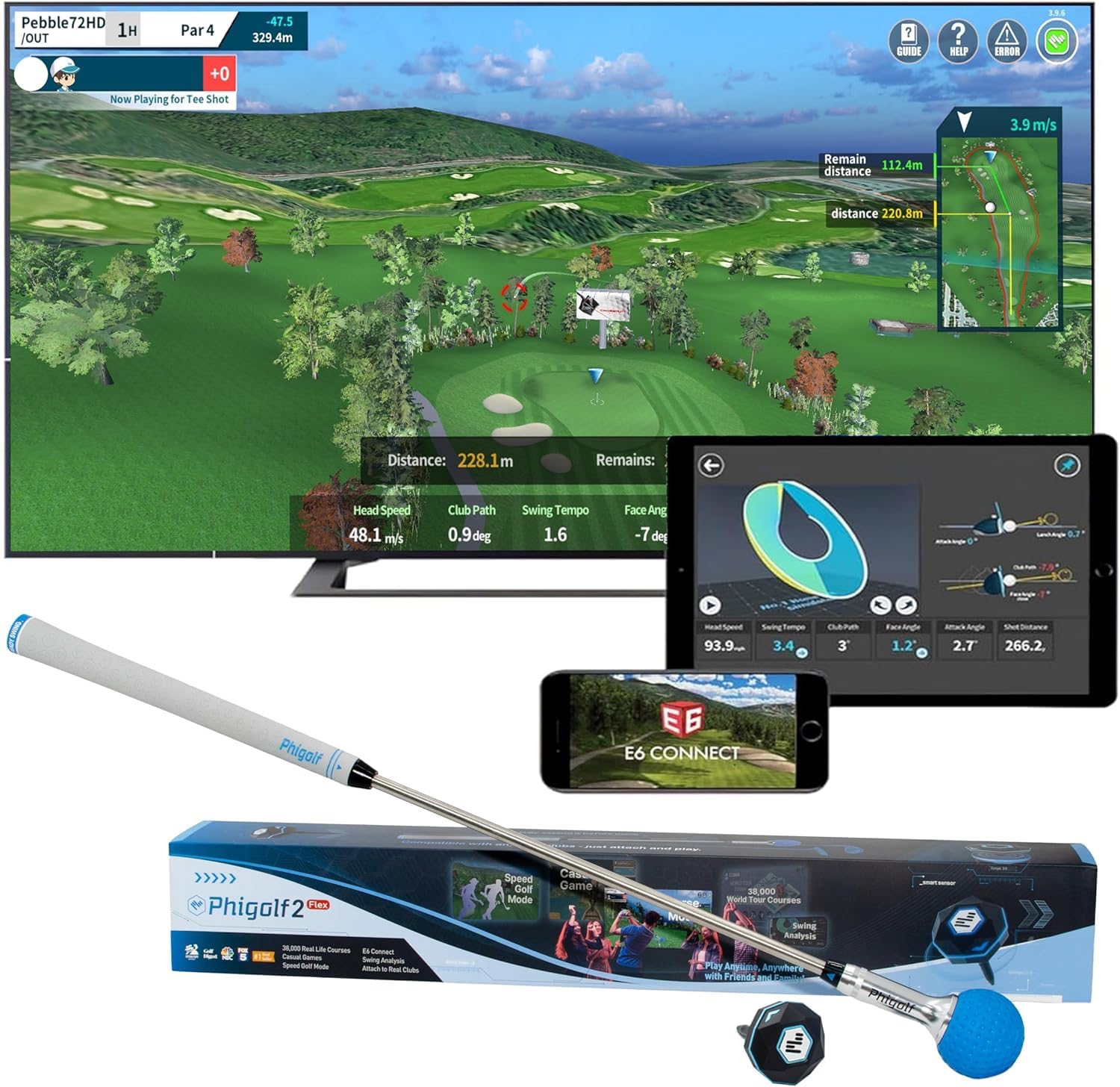 Amazon | Phigolf (ファイゴルフ)【2024 日本公式】家庭用ゴルフ