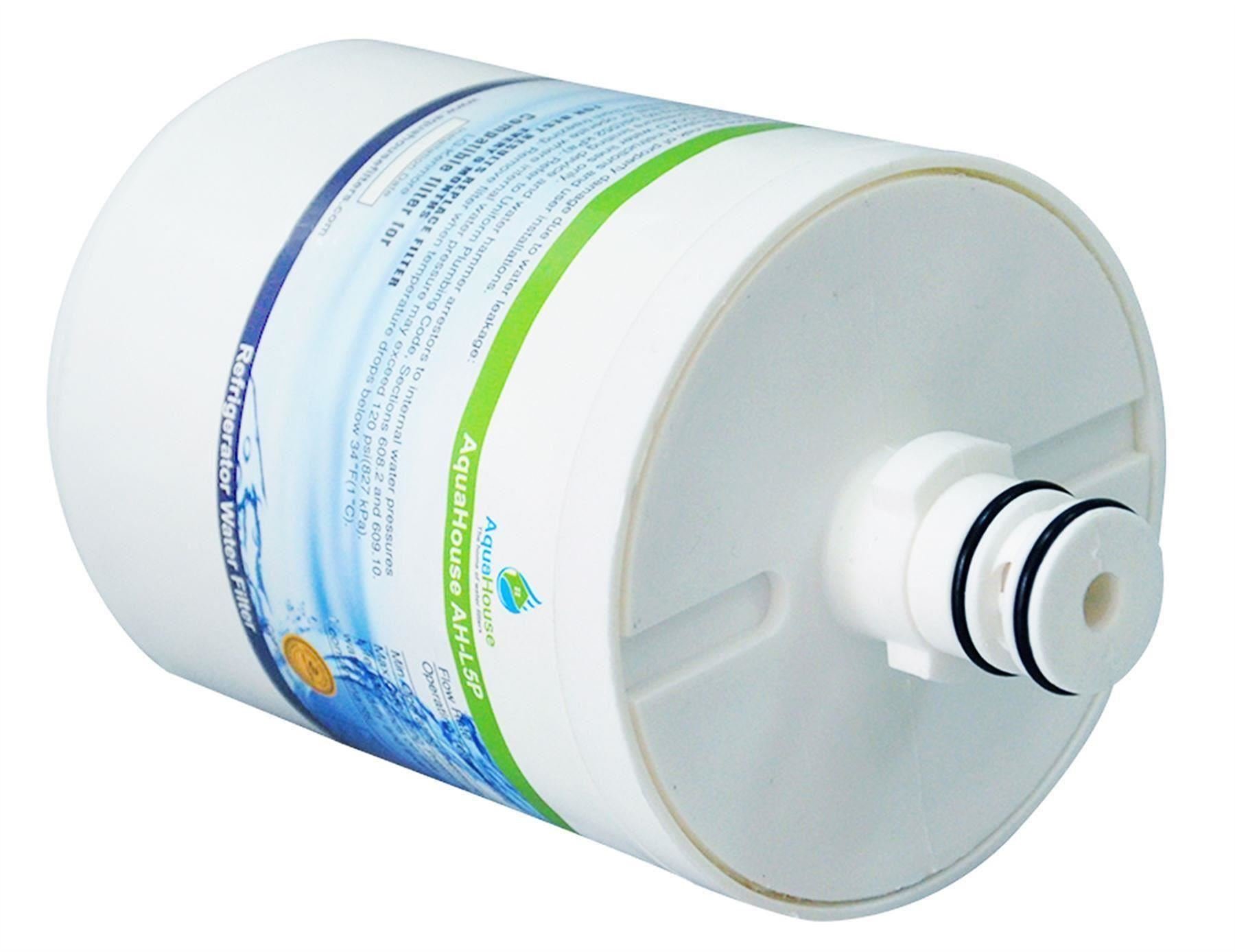 4x AquaHouse AH-L5P filtro de agua compatibles para LG LT500P, 5231JA2002A, GEN11042FR-08, ADQ72910901, Premium