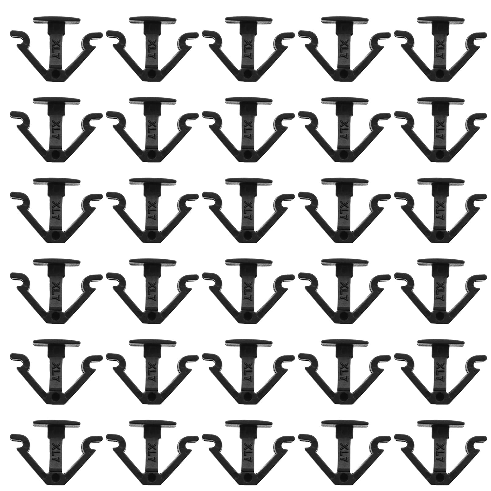 Create idea 30 Stück Kunststoff-Zierclips 7M0868563 Kompatibel mit  