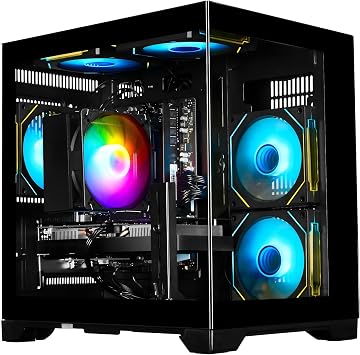 Gaming PC Desktop Computer, GeForce RTX 3050 8GB GDDR6, Ryzen 7 4700LE