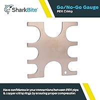 Vista 2 de SharkBite Herramienta de crimpado PEX de 3/8 de pulgada calibre Go / No-Go, accesorios de plomería, 23080