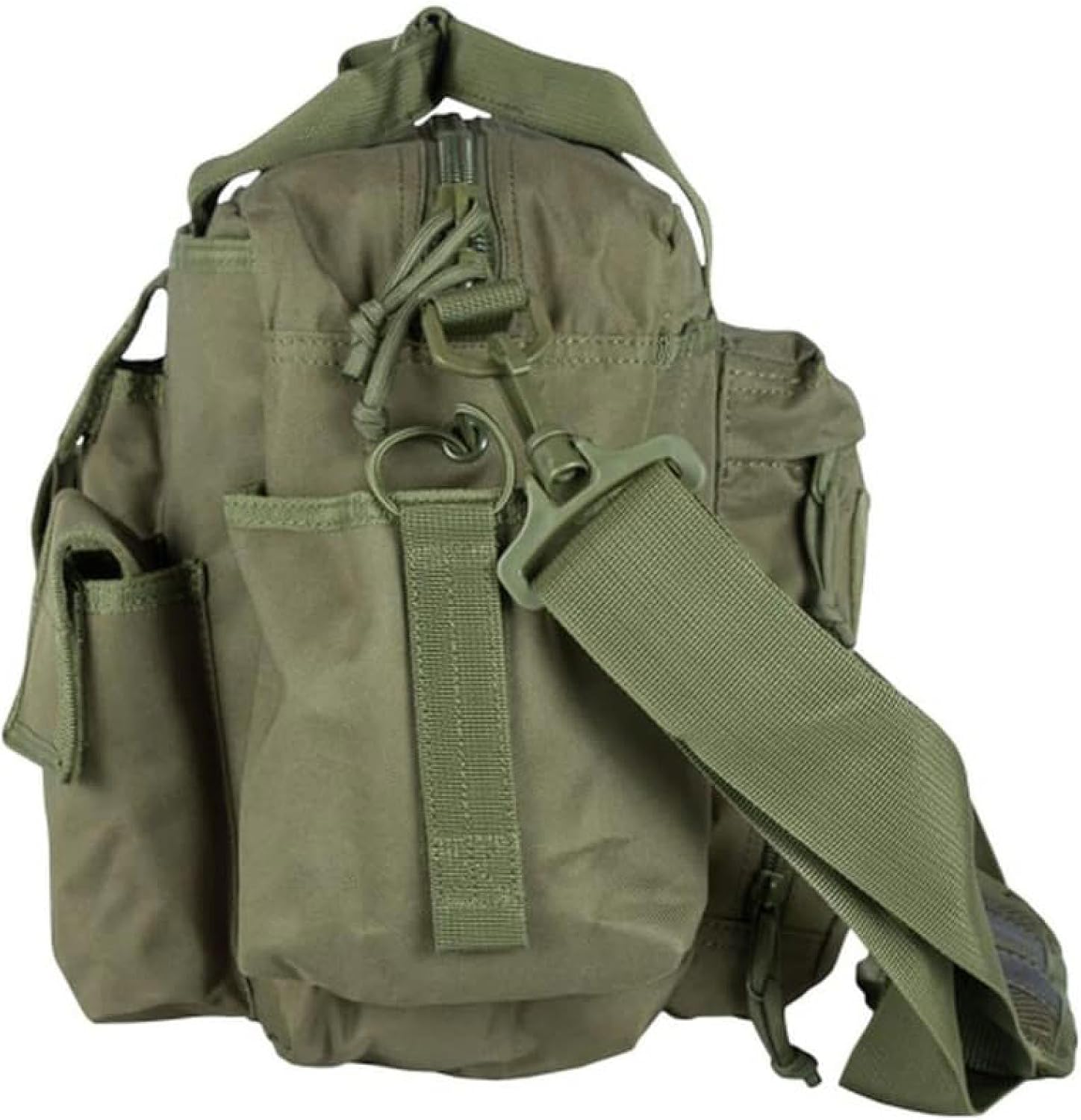 Fox Outdoor Products Mission Response Bag - Compact Tactical Gear & Range Bag with Pockets, Divider & Universal Holster