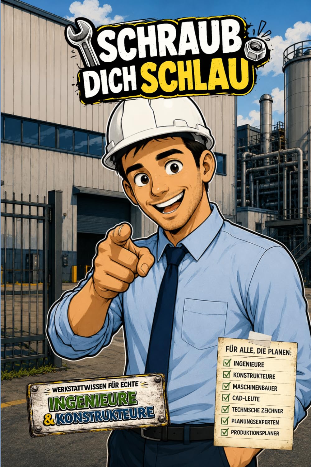 Schraub dich schlau - Werkstattwissen für echte Ingenieure & Konstrukteure - Ingenieur Edition: Unnützes Wissen für Ingenieure, Konstrukteure, ... Technikfakten, Ingenieurhumor & Geschenkidee