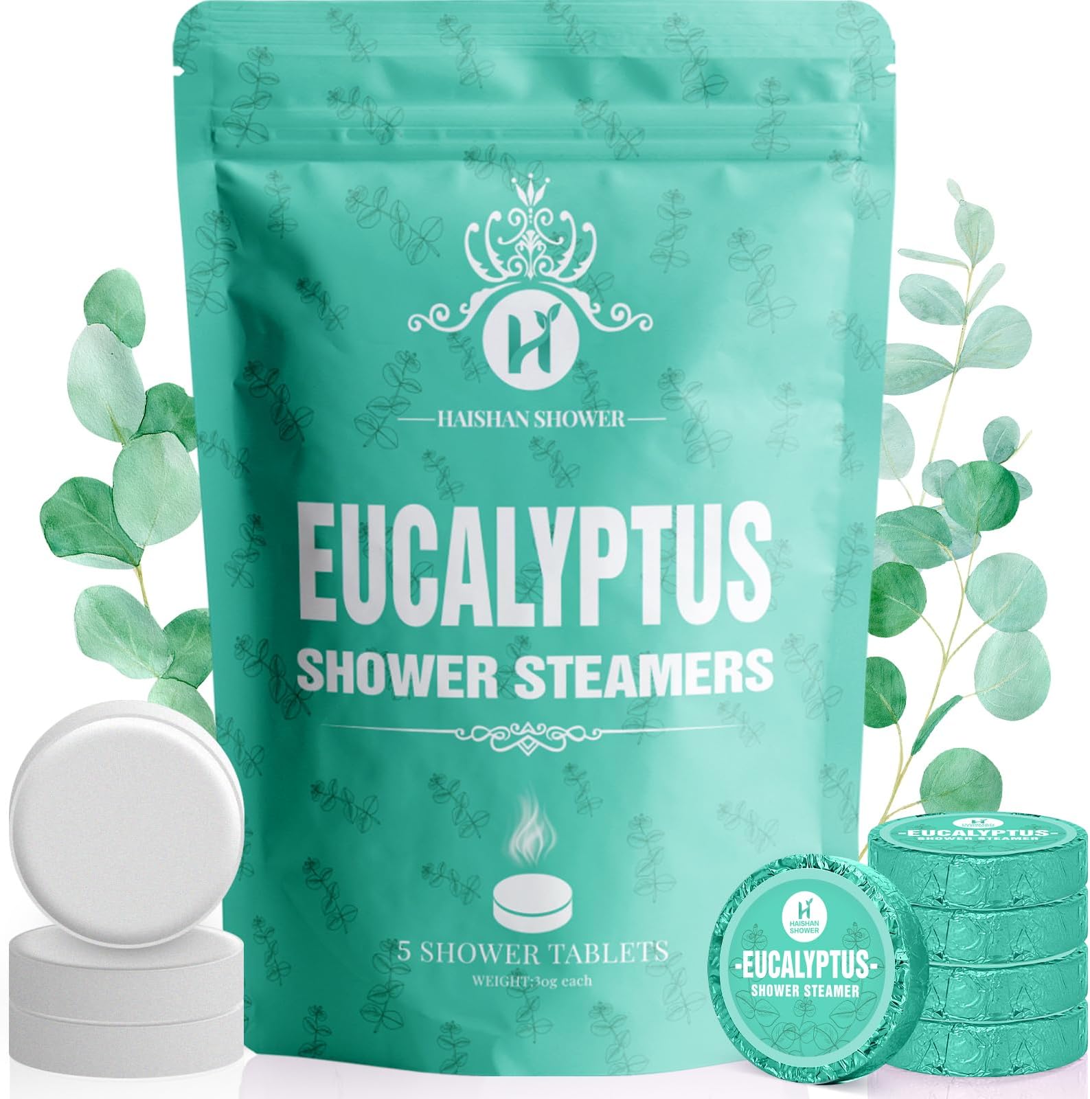 Amazon.com: Shower Steamers Aromatherapy, Menthol & Eucalyptus Shower ...