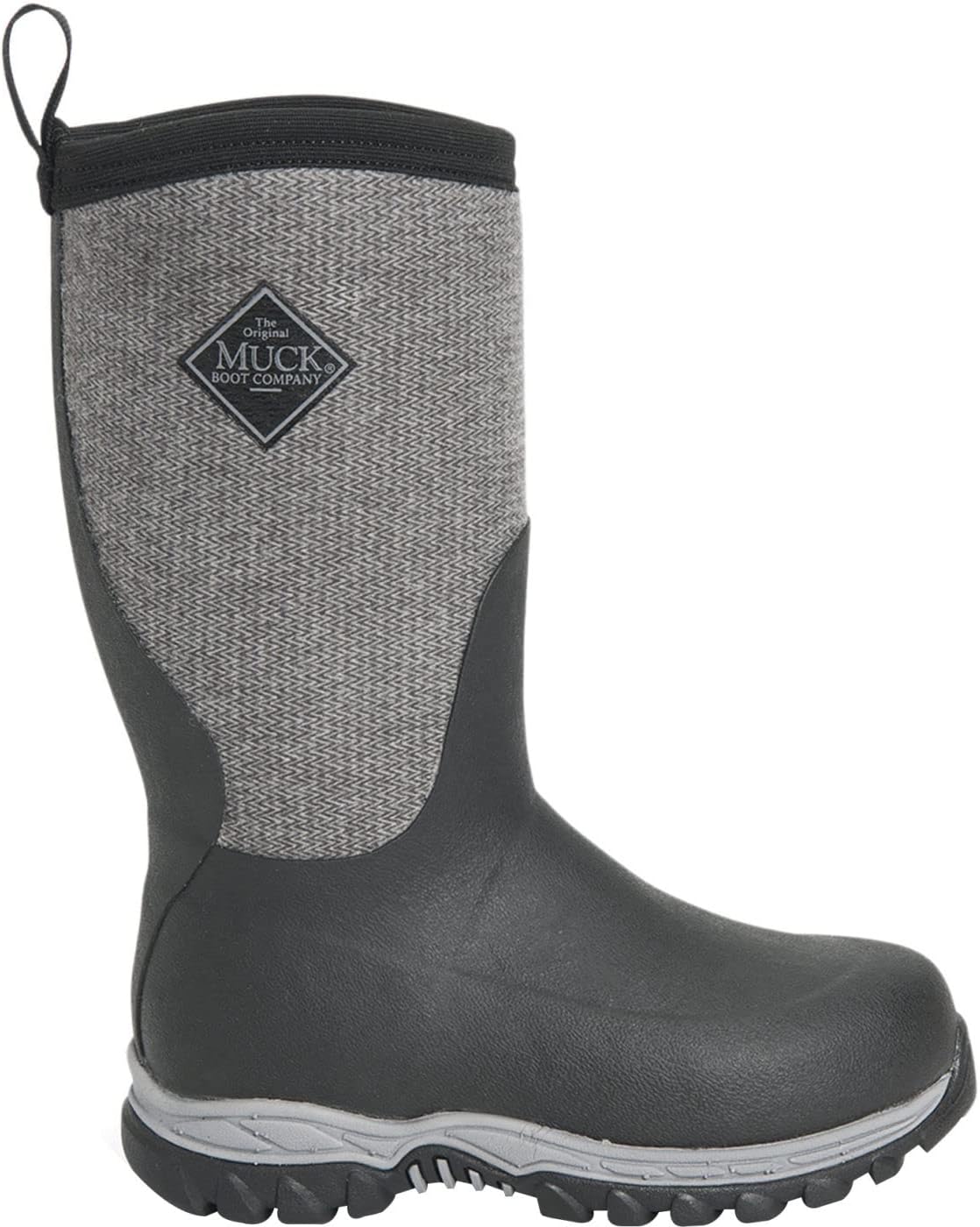 MUCK Kids' Rugged II Boot, Black, Size 8(M)