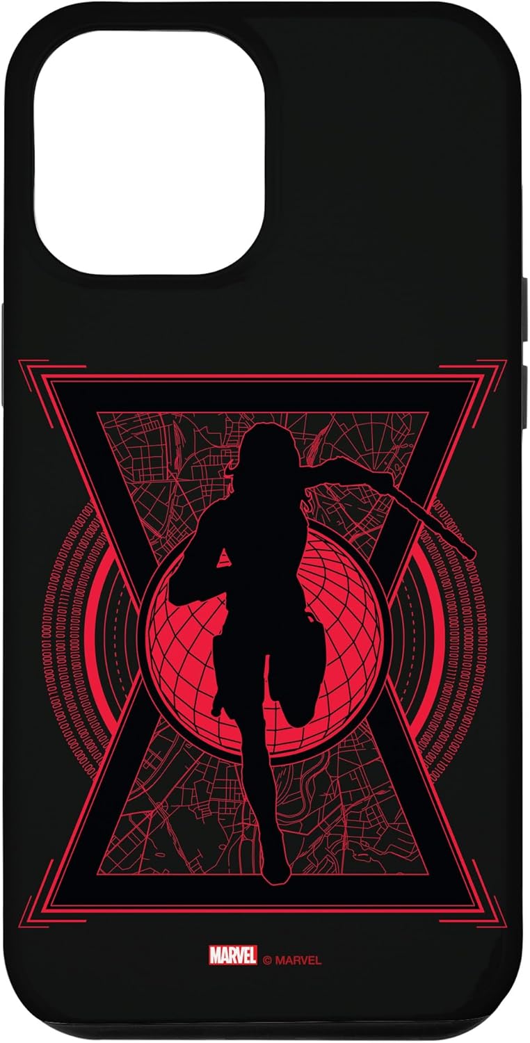 Amazon.com: iPhone 13 Pro Max Marvel Black Widow Natasha Romanoff Red ...
