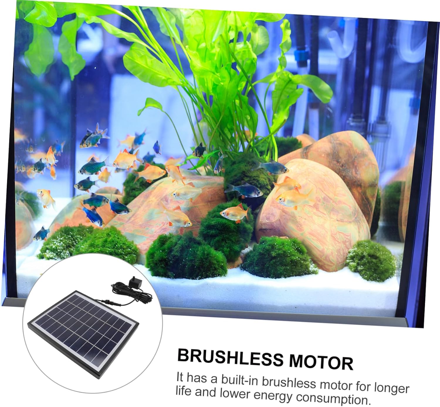 UPKOCH 12v Pump for Garden Decor Automatic Floating Water Pump h Rate for Bird Baths Fish Tanks and Ponds