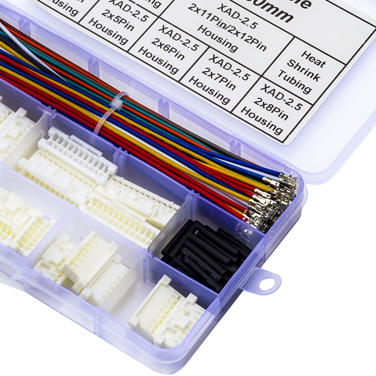 KJ 4枚 Amazon.com: Kidisoii JST Connector Kit,JST 2.54 JST-XAD Dual Row